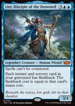 Lier, Disciple of the Drowned - Commander: Tarkir: Dragonstorm (Mythic) [TDC-157] - JotaCards - Tu Tienda de TCG