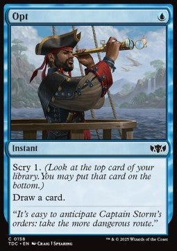 Opt - Commander: Tarkir: Dragonstorm (Common) [TDC-158] - JotaCards - Tu Tienda de TCG