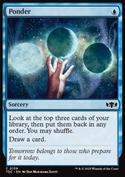 Ponder - Commander: Tarkir: Dragonstorm (Common) [TDC-159] - JotaCards - Tu Tienda de TCG