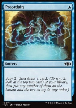 Preordain - Commander: Tarkir: Dragonstorm (Common) [TDC-161] - JotaCards - Tu Tienda de TCG