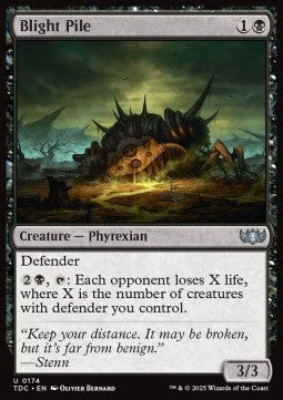 Blight Pile - Commander: Tarkir: Dragonstorm (Uncommon) [TDC-174] - JotaCards - Tu Tienda de TCG