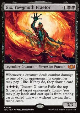 Gix, Yawgmoth Praetor - Commander: Tarkir: Dragonstorm (Mythic) [TDC-181] - JotaCards - Tu Tienda de TCG