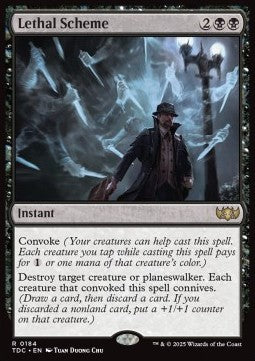 Lethal Scheme - Commander: Tarkir: Dragonstorm (Rare) [TDC-184] - JotaCards - Tu Tienda de TCG