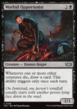 Morbid Opportunist - Commander: Tarkir: Dragonstorm (Uncommon) [TDC-188] - JotaCards - Tu Tienda de TCG