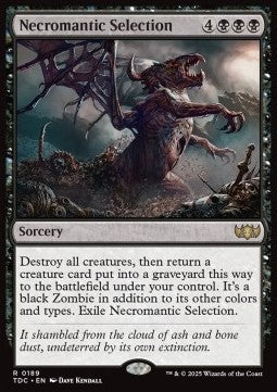 Necromantic Selection - Commander: Tarkir: Dragonstorm (Rare) [TDC-189] - JotaCards - Tu Tienda de TCG