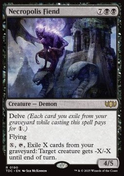 Necropolis Fiend - Commander: Tarkir: Dragonstorm (Rare) [TDC-190] - JotaCards - Tu Tienda de TCG