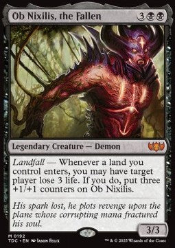 Ob Nixilis, the Fallen - Commander: Tarkir: Dragonstorm (Mythic) [TDC-192] - JotaCards - Tu Tienda de TCG