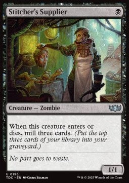 Stitcher's Supplier - Commander: Tarkir: Dragonstorm (Uncommon) [TDC-196] - JotaCards - Tu Tienda de TCG