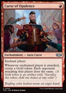 Curse of Opulence - Commander: Tarkir: Dragonstorm (Uncommon) [TDC-209] - JotaCards - Tu Tienda de TCG