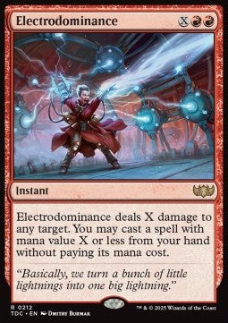 Electrodominance - Commander: Tarkir: Dragonstorm (Rare) [TDC-212] - JotaCards - Tu Tienda de TCG