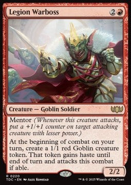 Legion Warboss - Commander: Tarkir: Dragonstorm (Rare) [TDC-220] - JotaCards - Tu Tienda de TCG