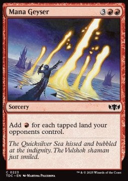 Mana Geyser - Commander: Tarkir: Dragonstorm (Common) [TDC-223] - JotaCards - Tu Tienda de TCG