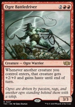 Ogre Battledriver - Commander: Tarkir: Dragonstorm (Rare) [TDC-227] - JotaCards - Tu Tienda de TCG