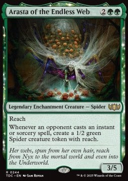 Arasta of the Endless Web - Commander: Tarkir: Dragonstorm (Rare) [TDC-244] - JotaCards - Tu Tienda de TCG