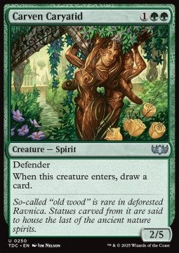Carven Caryatid - Commander: Tarkir: Dragonstorm (Uncommon) [TDC-250] - JotaCards - Tu Tienda de TCG