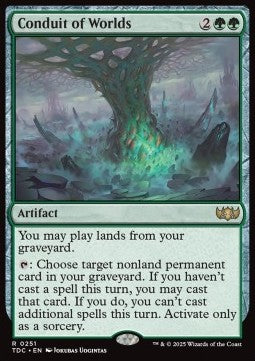 Conduit of Worlds - Commander: Tarkir: Dragonstorm (Rare) [TDC-251] - JotaCards - Tu Tienda de TCG