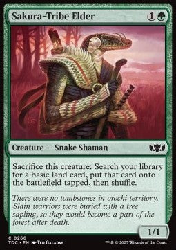 Sakura-Tribe Elder - Commander: Tarkir: Dragonstorm (Common) [TDC-266] - JotaCards - Tu Tienda de TCG