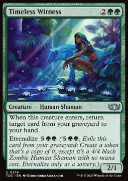 Timeless Witness - Commander: Tarkir: Dragonstorm (Uncommon) [TDC-274] - JotaCards - Tu Tienda de TCG