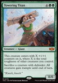 Towering Titan - Commander: Tarkir: Dragonstorm (Mythic) [TDC-276] - JotaCards - Tu Tienda de TCG