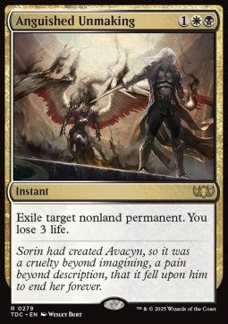 Anguished Unmaking - Commander: Tarkir: Dragonstorm (Rare) [TDC-279] - JotaCards - Tu Tienda de TCG