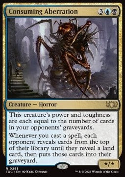 Consuming Aberration - Commander: Tarkir: Dragonstorm (Rare) [TDC-283] - JotaCards - Tu Tienda de TCG