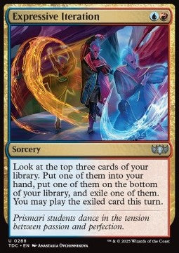Expressive Iteration - Commander: Tarkir: Dragonstorm (Uncommon) [TDC-288] - JotaCards - Tu Tienda de TCG