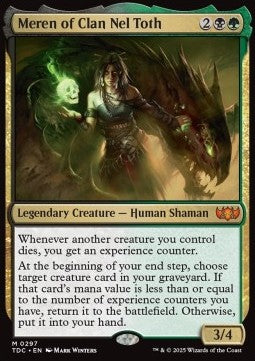 Meren of Clan Nel Toth - Commander: Tarkir: Dragonstorm (Mythic) [TDC-297] - JotaCards - Tu Tienda de TCG