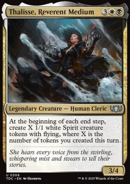 Thalisse, Reverent Medium - Commander: Tarkir: Dragonstorm (Uncommon) [TDC-306] - JotaCards - Tu Tienda de TCG