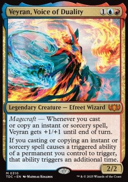 Veyran, Voice of Duality - Commander: Tarkir: Dragonstorm (Mythic) [TDC-310] - JotaCards - Tu Tienda de TCG