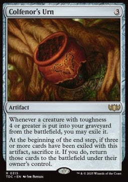 Colfenor's Urn - Commander: Tarkir: Dragonstorm (Rare) [TDC-315] - JotaCards - Tu Tienda de TCG
