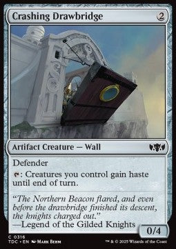 Crashing Drawbridge - Commander: Tarkir: Dragonstorm (Common) [TDC-316] - JotaCards - Tu Tienda de TCG