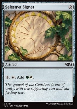 Selesnya Signet - Commander: Tarkir: Dragonstorm (Common) [TDC-324] - JotaCards - Tu Tienda de TCG