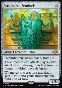 Weathered Sentinels - Commander: Tarkir: Dragonstorm (Rare) [TDC-336] - JotaCards - Tu Tienda de TCG