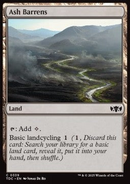Ash Barrens - Commander: Tarkir: Dragonstorm (Common) [TDC-339] - JotaCards - Tu Tienda de TCG