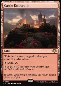 Castle Embereth - Commander: Tarkir: Dragonstorm (Rare) [TDC-347] - JotaCards - Tu Tienda de TCG