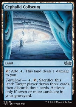 Cephalid Coliseum - Commander: Tarkir: Dragonstorm (Uncommon) [TDC-349] - JotaCards - Tu Tienda de TCG