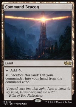 Command Beacon - Commander: Tarkir: Dragonstorm (Rare) [TDC-352] - JotaCards - Tu Tienda de TCG