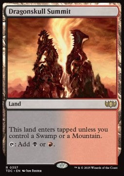 Dragonskull Summit - Commander: Tarkir: Dragonstorm (Rare) [TDC-357] - JotaCards - Tu Tienda de TCG
