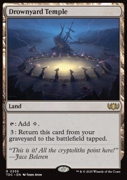 Drownyard Temple - Commander: Tarkir: Dragonstorm (Rare) [TDC-359] - JotaCards - Tu Tienda de TCG