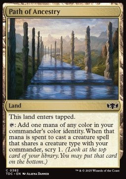 Path of Ancestry - Commander: Tarkir: Dragonstorm (Common) [TDC-382] - JotaCards - Tu Tienda de TCG