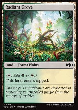 Radiant Grove - Commander: Tarkir: Dragonstorm (Common) [TDC-385] - JotaCards - Tu Tienda de TCG