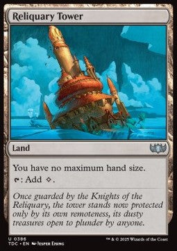 Reliquary Tower - Commander: Tarkir: Dragonstorm (Uncommon) [TDC-386] - JotaCards - Tu Tienda de TCG