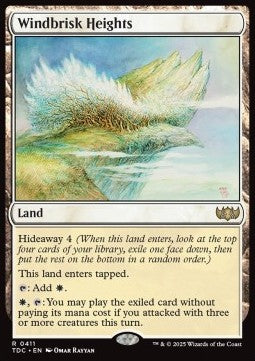 Windbrisk Heights - Commander: Tarkir: Dragonstorm (Rare) [TDC-411] - JotaCards - Tu Tienda de TCG