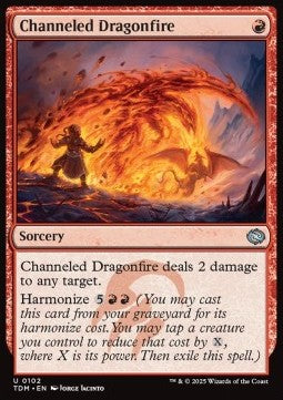Channeled Dragonfire - Tarkir: Dragonstorm (Uncommon) [TDM-102] - JotaCards - Tu Tienda de TCG