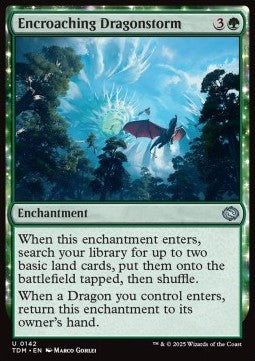 Encroaching Dragonstorm - Tarkir: Dragonstorm (Uncommon) [TDM-142] - JotaCards - Tu Tienda de TCG