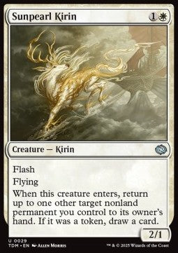 Sunpearl Kirin - Tarkir: Dragonstorm (Uncommon) [TDM-29] - JotaCards - Tu Tienda de TCG