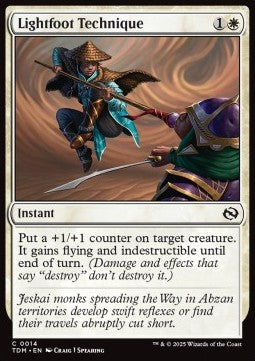 Lightfoot Technique - Tarkir: Dragonstorm (Common) [TDM-14] - JotaCards - Tu Tienda de TCG