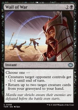 Wail of War - Tarkir: Dragonstorm (Uncommon) [TDM-98] - JotaCards - Tu Tienda de TCG