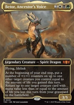 Betor, Ancestor's Voice - Commander: Tarkir: Dragonstorm (Mythic) [TDC-1] - JotaCards - Tu Tienda de TCG