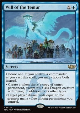 Will of the Temur - Commander: Tarkir: Dragonstorm (Rare) [TDC-24] - JotaCards - Tu Tienda de TCG